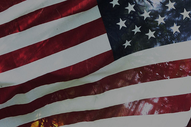 American Flag by Valerie Everett