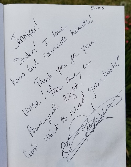 Polly Hamp autograph